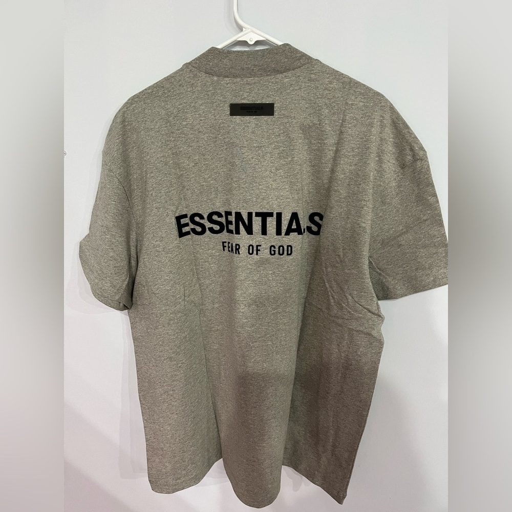 Fear of God Essentials Gray Short Sleeve Tee